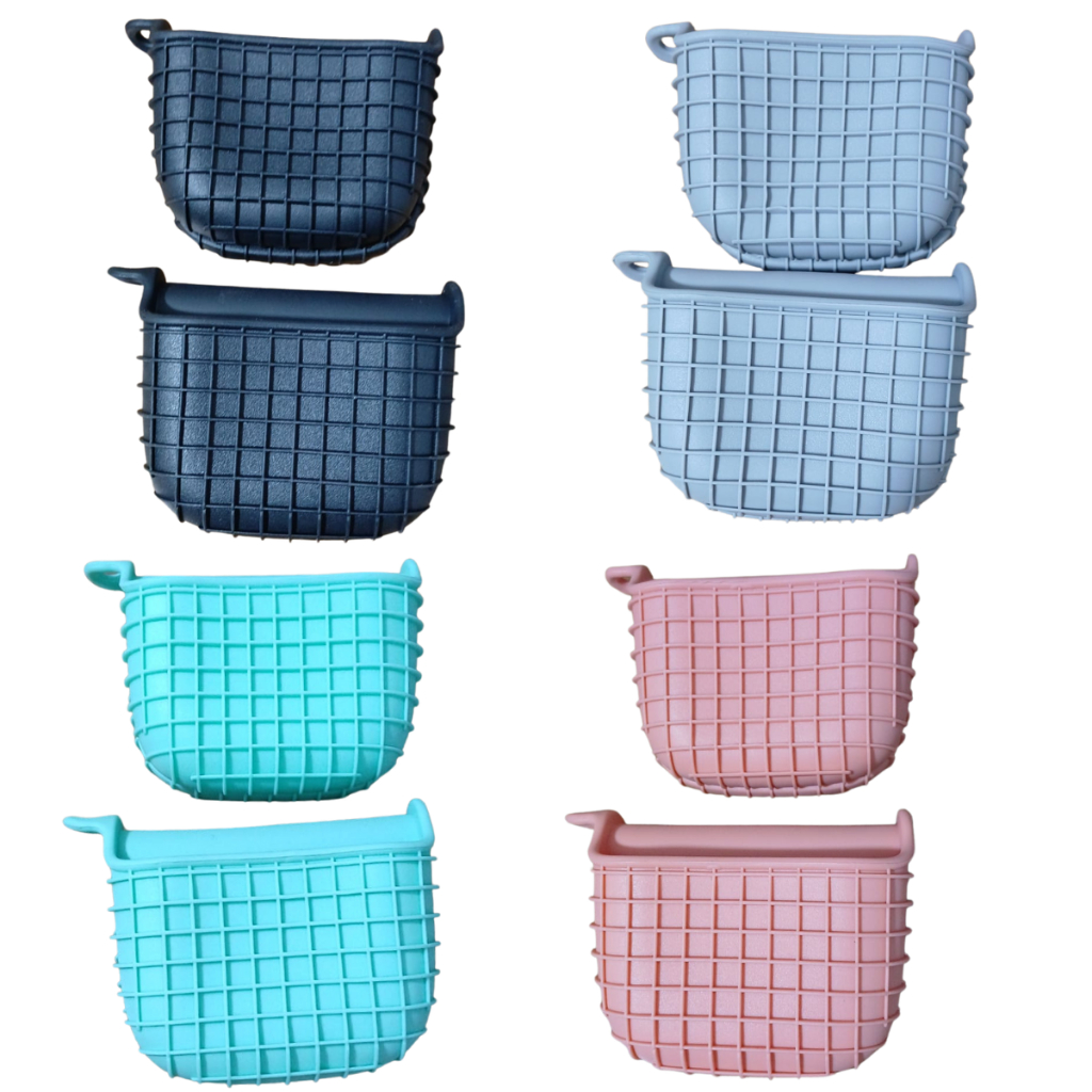 Kit 2 Luvas Térmicas De Cozinha Silicone Pegador Assadeira De Forno Panela Fogão Forma Cozi