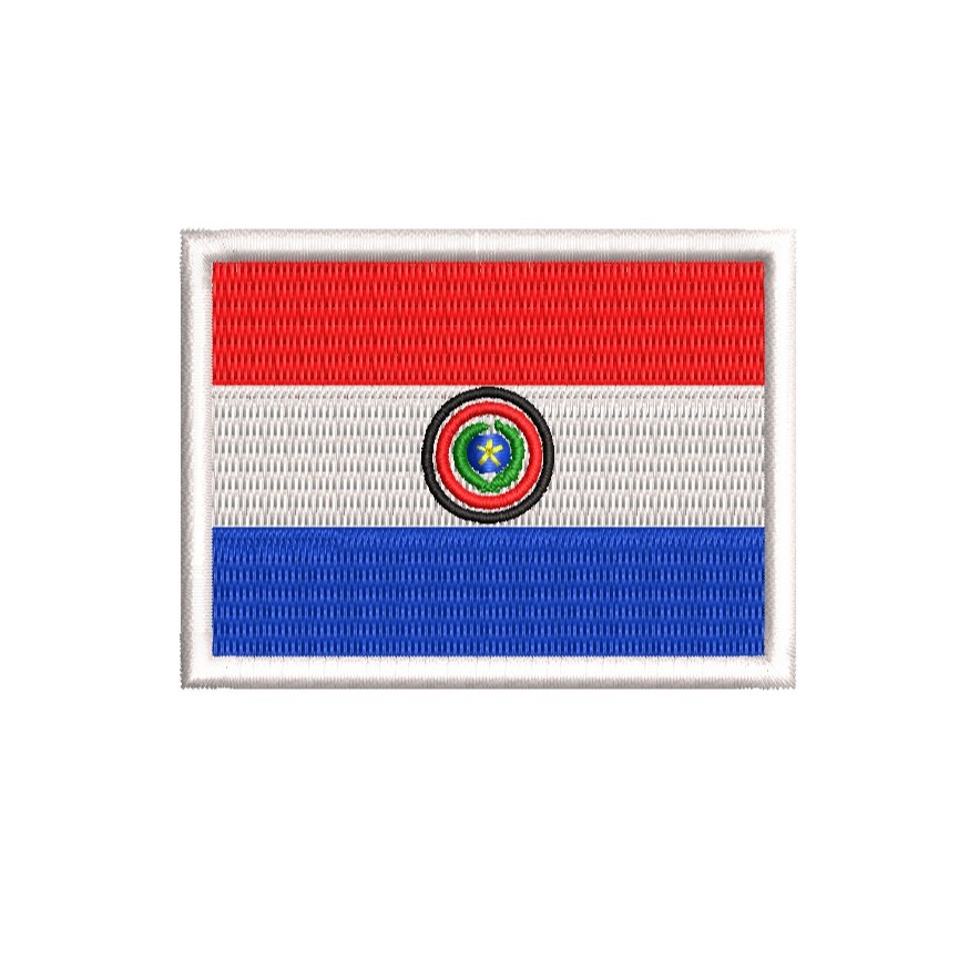 Patch Bordado Termocolante- Paraguai