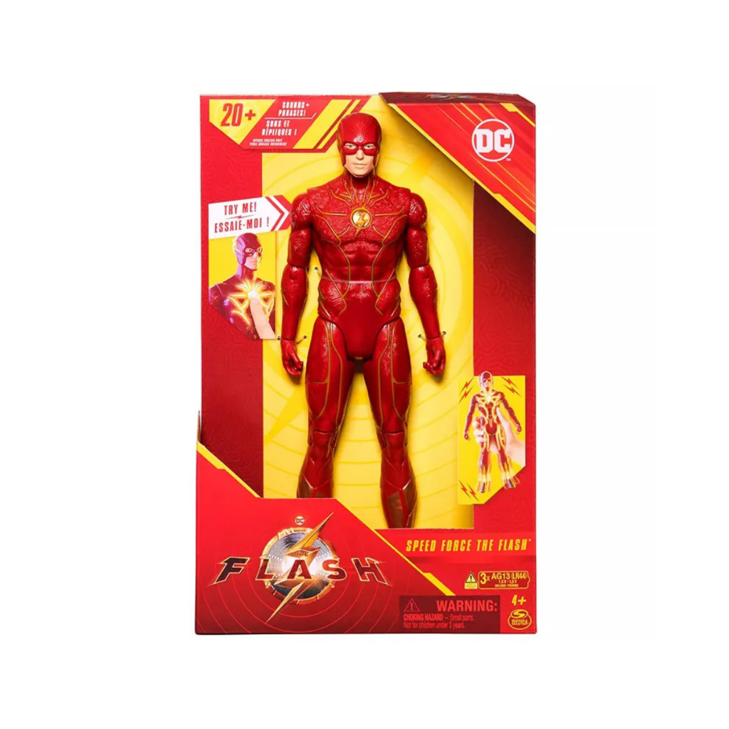 DC Speed Force The Flash Boneco Articulado Flash de Luxo 30cm Sonoro - Sunny 3414
