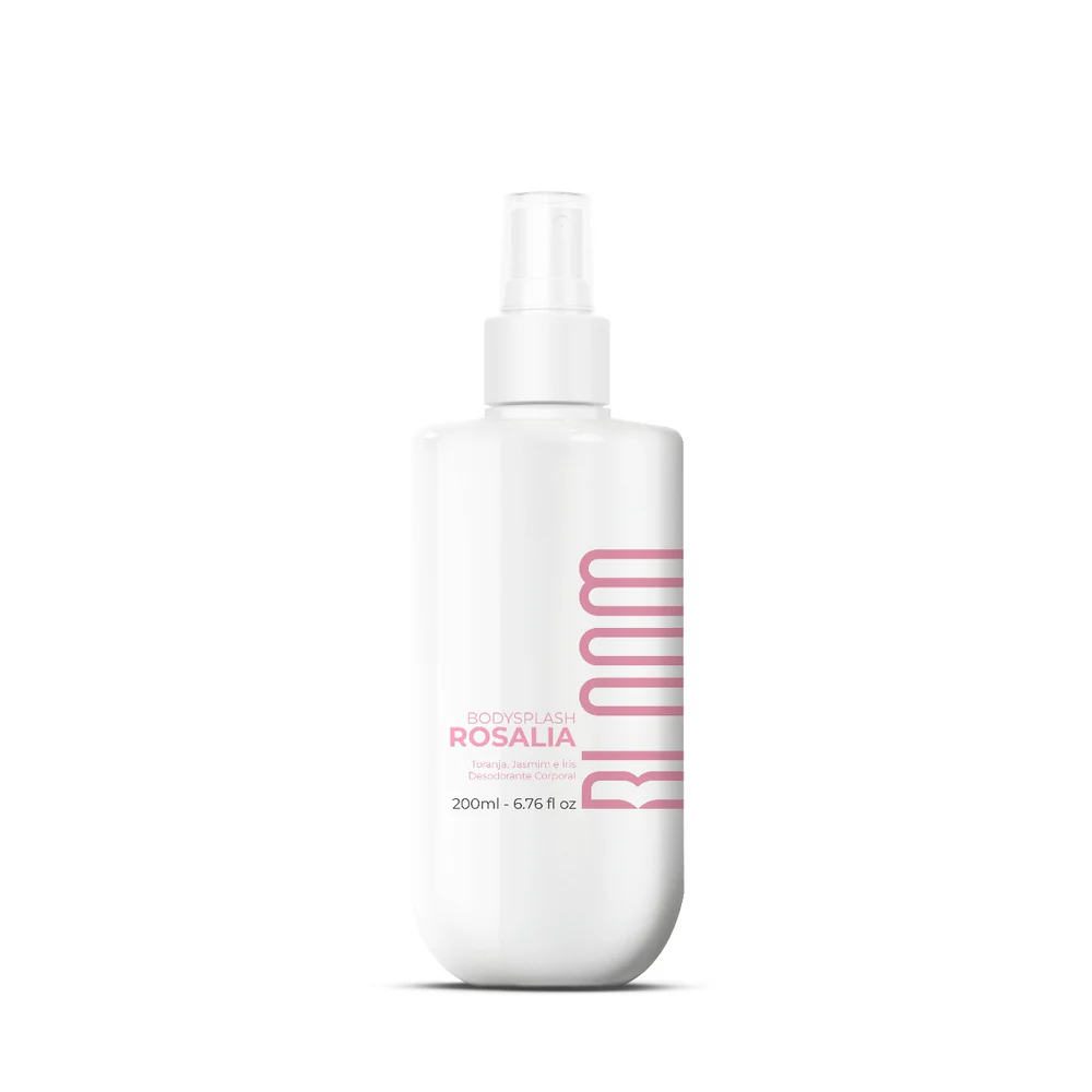 Body Splash Bloom Rosalia 200ml - Desodorante Corporal Feminino Fragrância Toranja Jasmim Íris