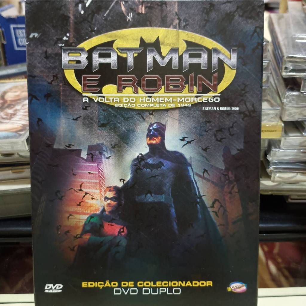 Dvd Batman e Robin - A volta do Homem-Morcego (Digipak duplo) Edição comp 1949