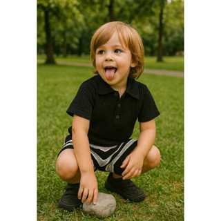 Camisa Gola Polo Infantil Masculina- Tamanho 02 ao 12 Conforto e Estilo em Oferta na Shopee