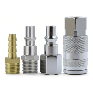 Jogo De Conectores Com Engate Rápido E Rosca 1/4 Pol. 4 Peças Para Compressor De Ar Profissional em Oferta na Shopee