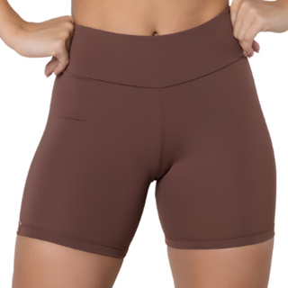 Short Fitness Esportivo Feminino Poliamida Cores on the rise Verão Inverno em Oferta na Shopee