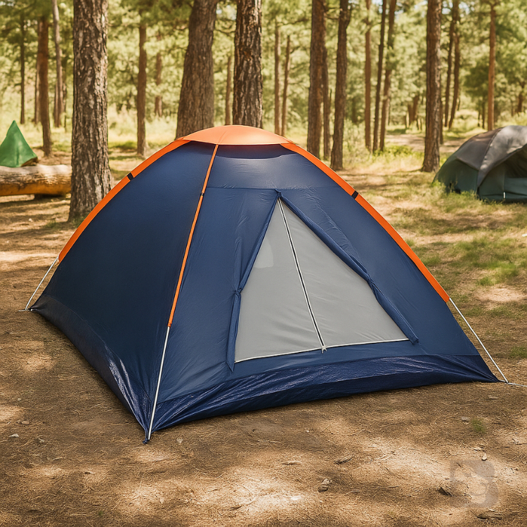 Barraca Para Camping Panda 3 Pessoas Acampamento Iglu Tela Mosquiteiro Impermeável Nautika Praia