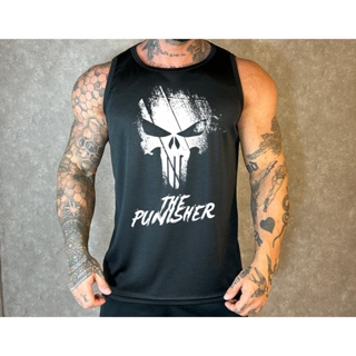 Regata Dry Fit Justiceiro em Oferta na Shopee