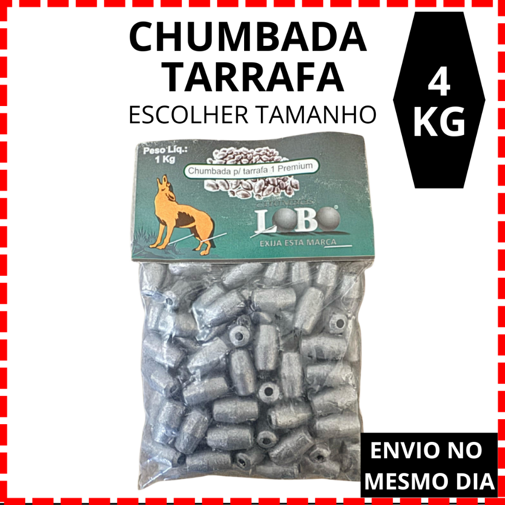 Chumbada Tarrafa - Rede (4 Kg) *Escolher tamanho