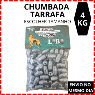 Chumbada Tarrafa - Rede (4 Kg) *Escolher tamanho