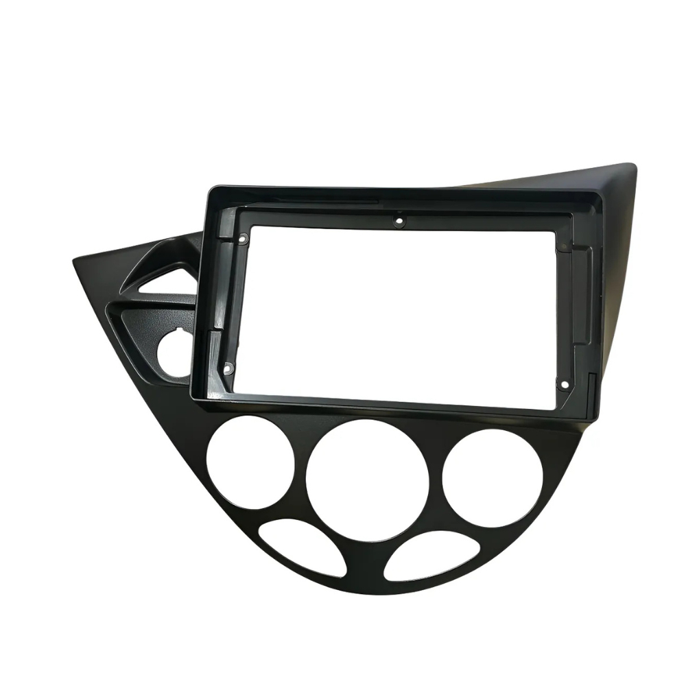 Moldura 9 Polegadas Ford Focus 2001 2002 até 2008 Painel Multimídia 2din Preto Fosco Alto Acabamento em Oferta na Shopee