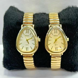 Relógio Feminino em Forma com MolaDiamantes e algarismos romanos que destacam um charme fashion em Oferta na Shopee