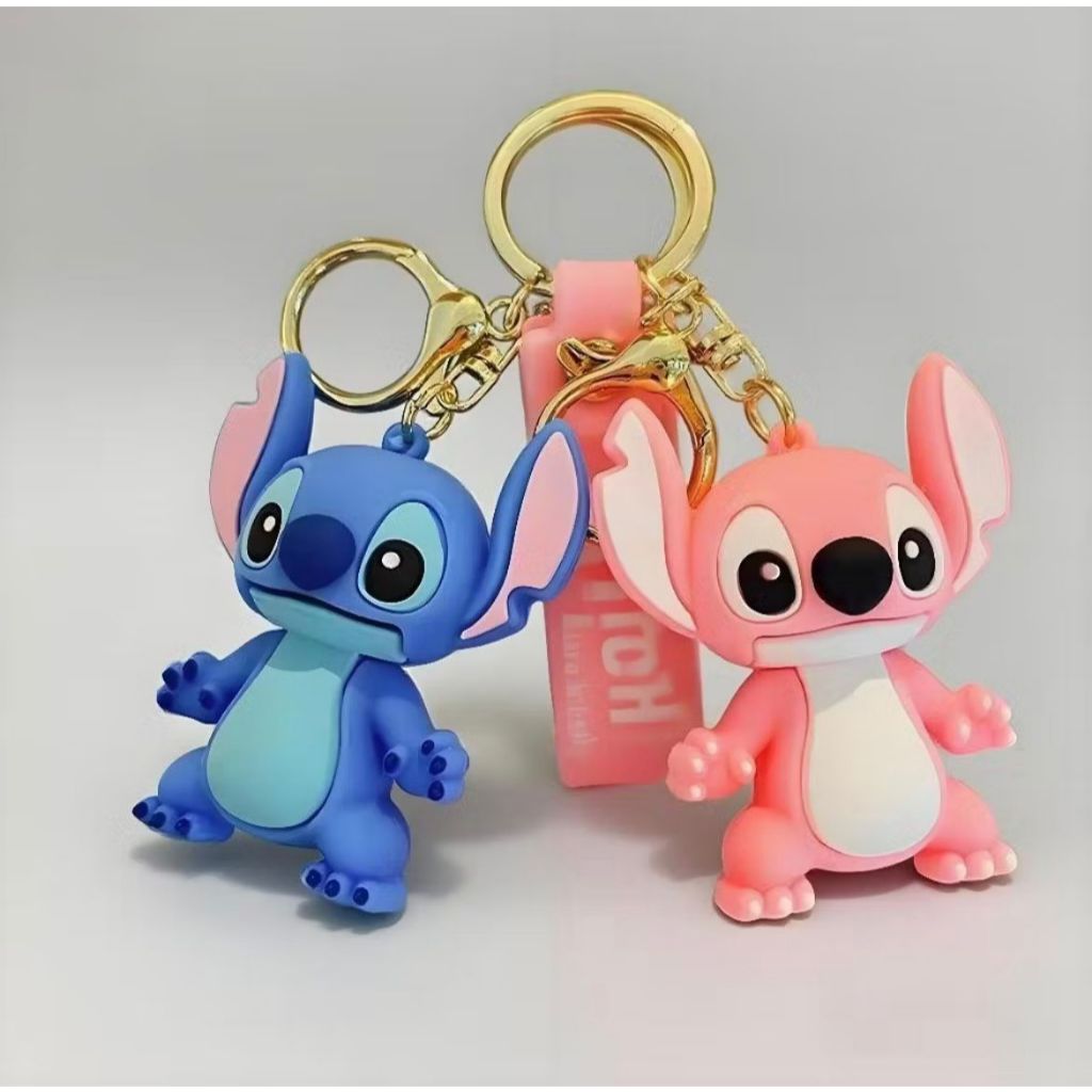 CHAVEIRO LILO STITCH 3D EMBORRACHADO AQUELE LINDO E FOFO MIMO DE ENCANTAR