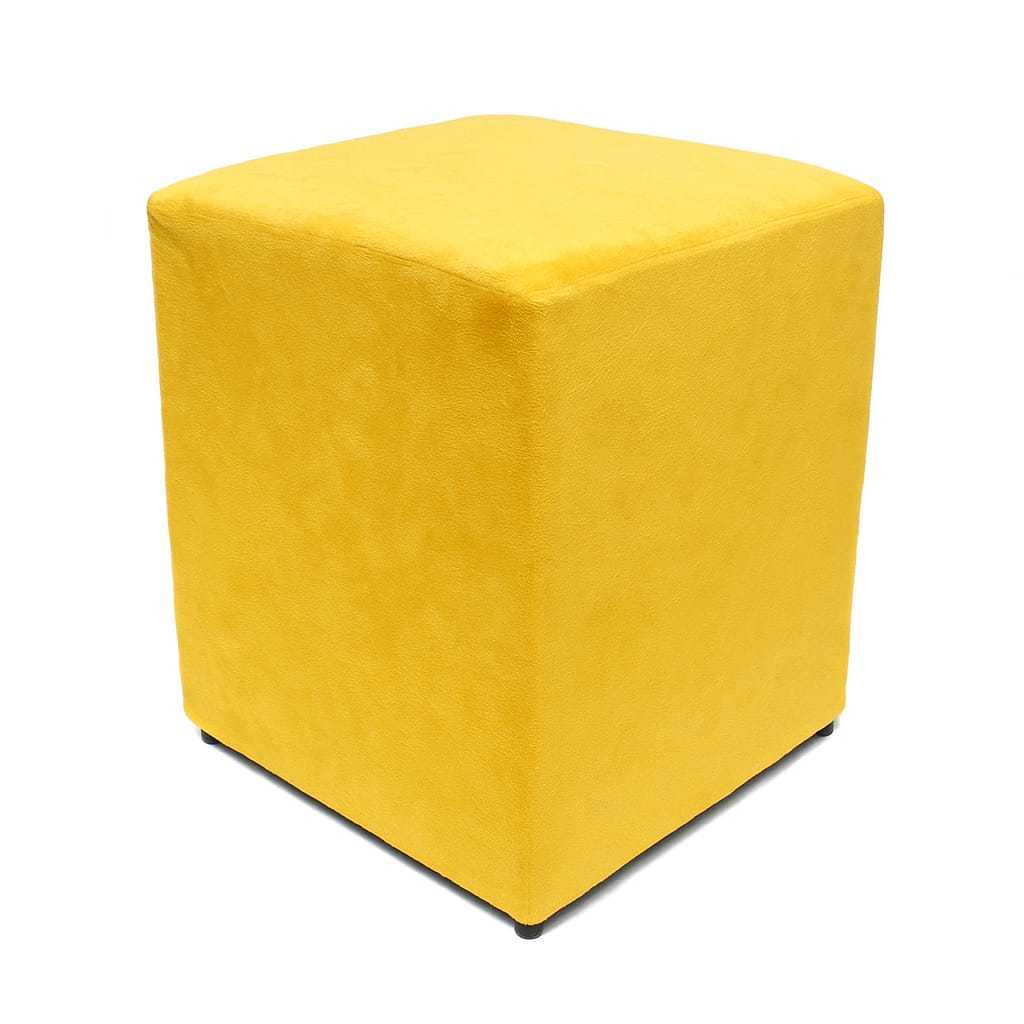 Banco Puff Pufe Banqueta Quadrado Cubo Infantil Criança Kids Decoraçao Sala Quarto Confortavel Leve