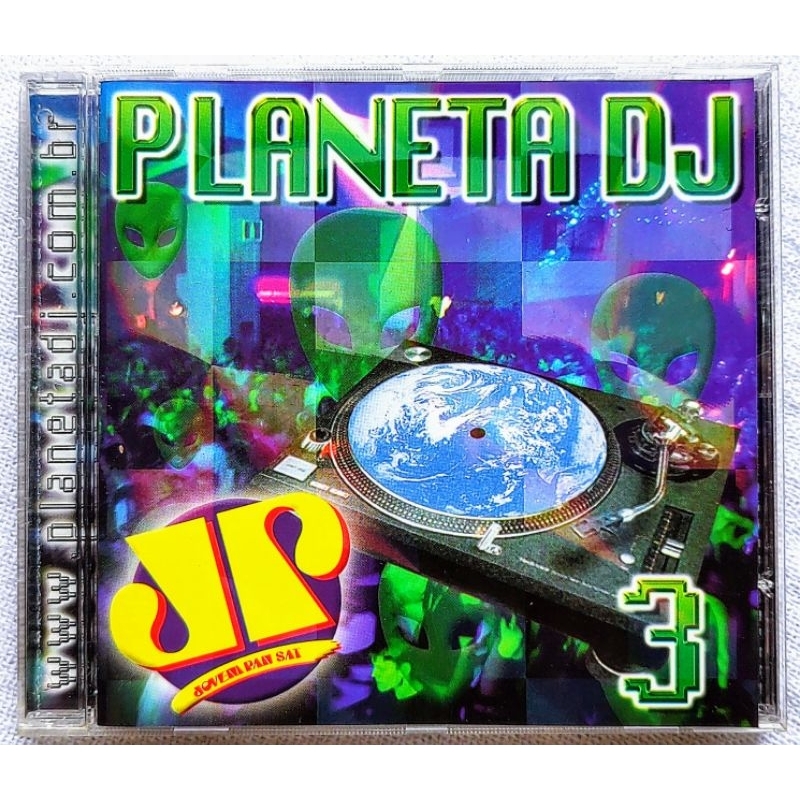 Cd Planeta DJ 3 Jovem Pan - Sky Blue Music original usado flash house dance 2002