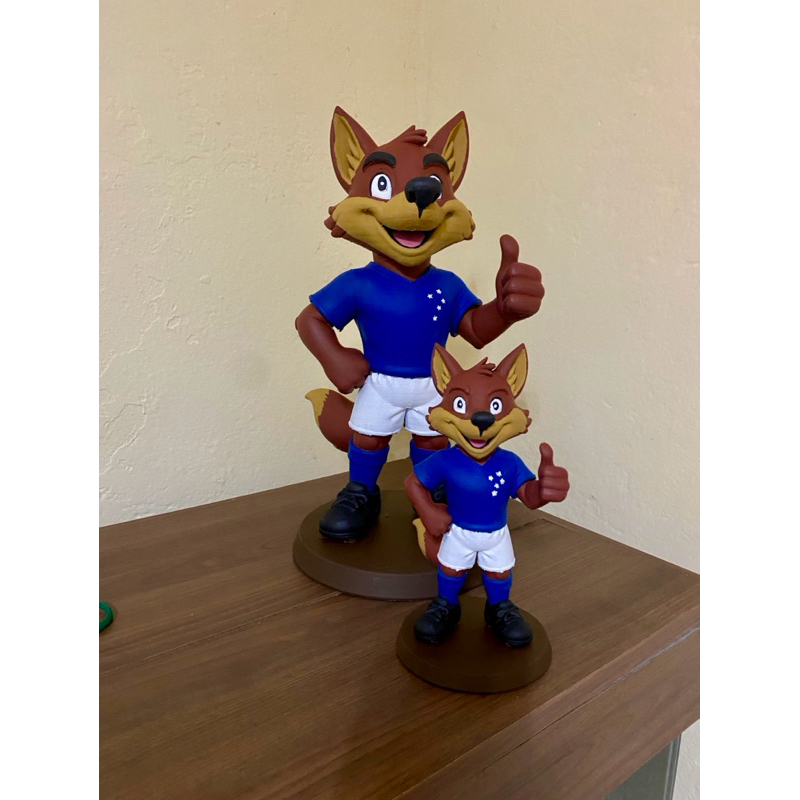 boneco mascote cruzeiro ótimo para decorar seu ambiente em Oferta na Shopee