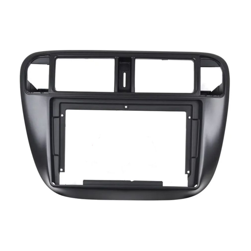 Moldura 9 Polegadas  Honda Civic 1996 A 2000 Painel Multimídia 2din Preto Fosco Alto  Acabamento em Oferta na Shopee
