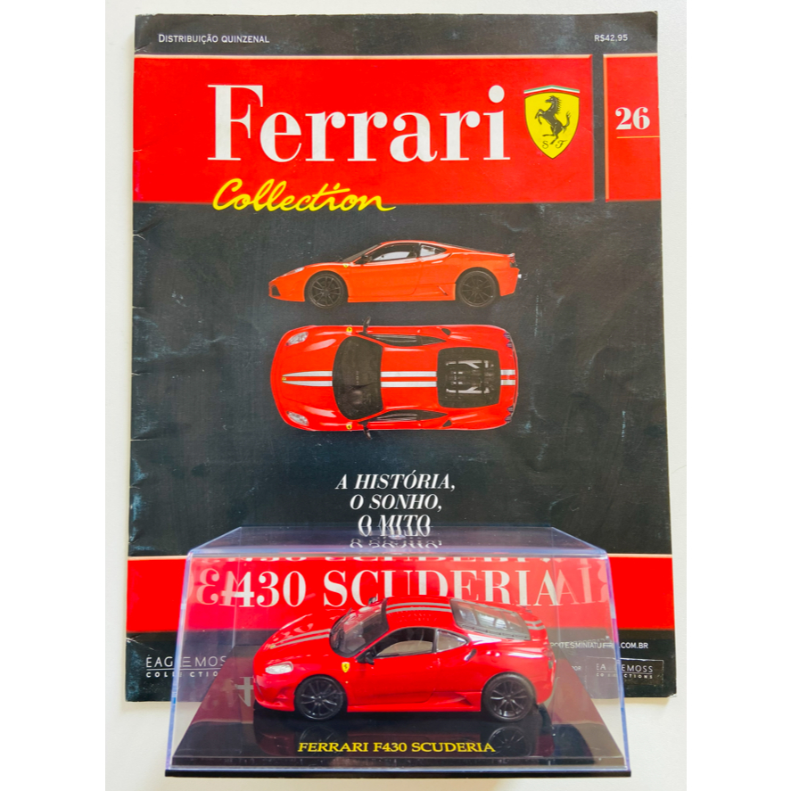 Miniatura Ferrari F430 Scuderia - 2007 - Fórmula 1 - F1 - 1:43