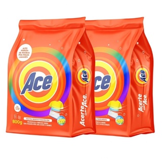 Ace  Sabão Em Pó Lava Roupas de 800g – Poder de Limpeza que Você Vê na Primeira Lavagem! ✨ em Oferta na Shopee