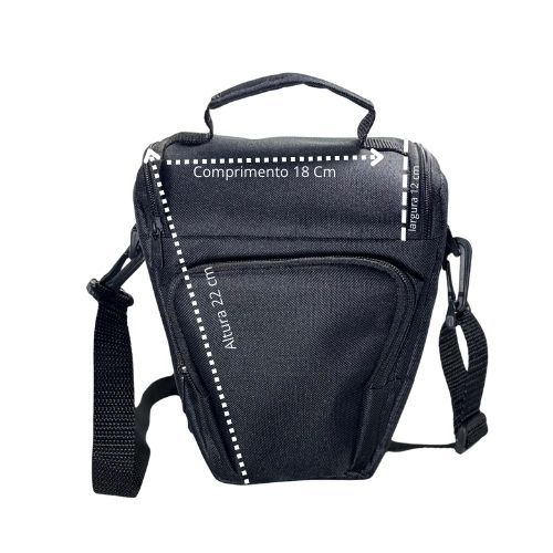 Case Bolsa para camera fotografica dslr Para Nikon D5, D6, D7500, D3200. Z9, Coolpix P1000, P1100, D850 (A22xC18xL12 cm)