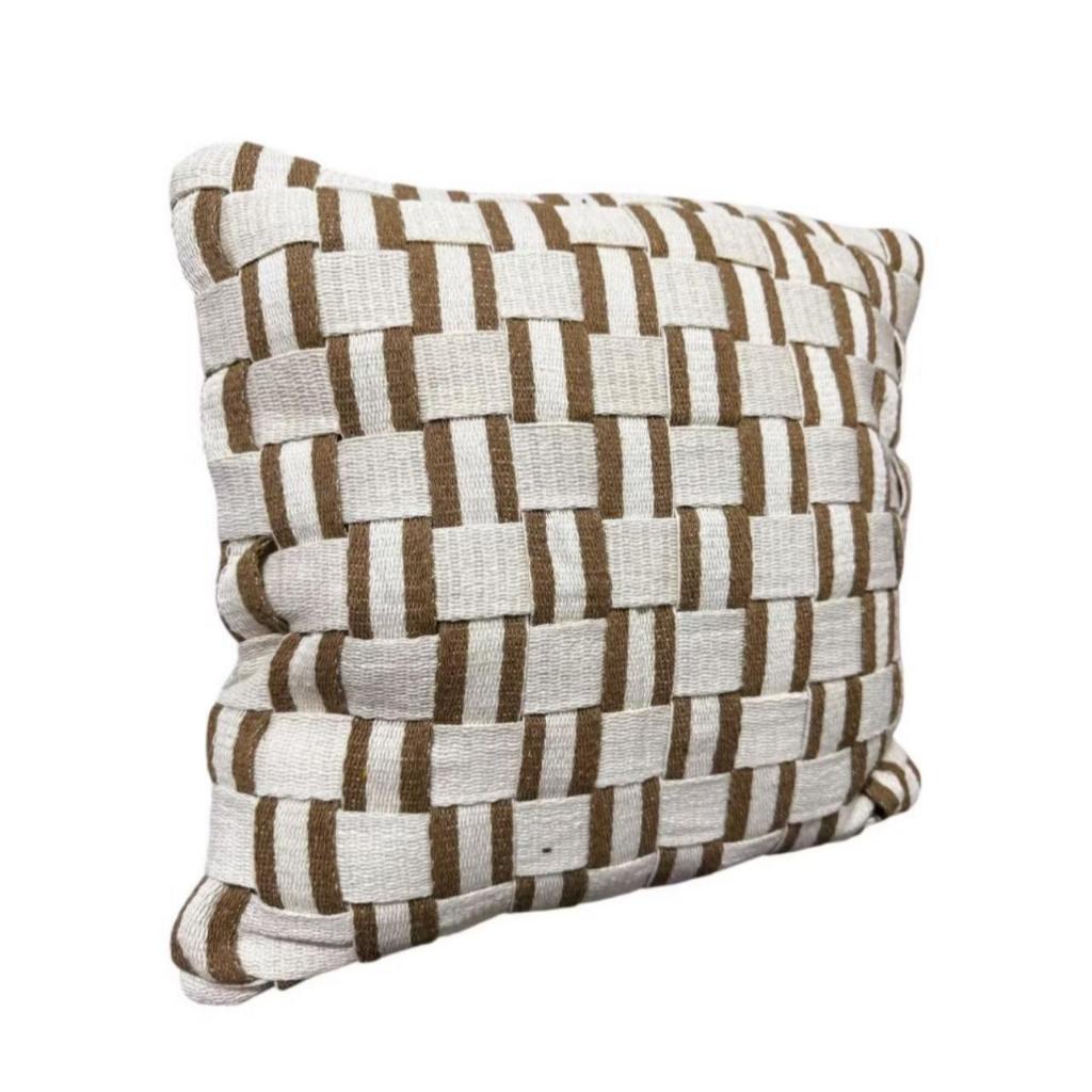 Capas de Almofadas Trançadas Decoração Algodão Artesanal em Oferta na Shopee