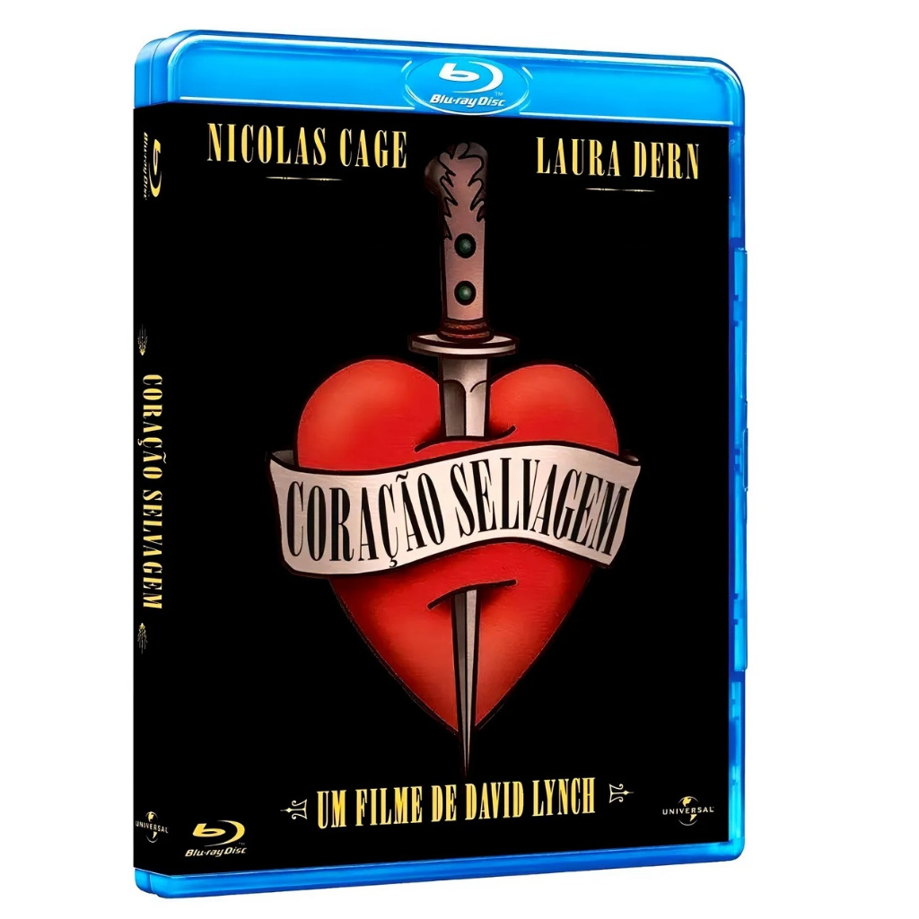 Blu-ray Coração Selvagem Clássico com Nicolas Cage de David Lynch Raridade Original Novo e Lacrado