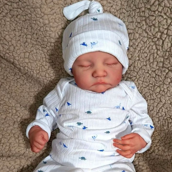 Boneco Reborn Levi Menino – Corpo de Pano e Membros em Vinil Siliconado