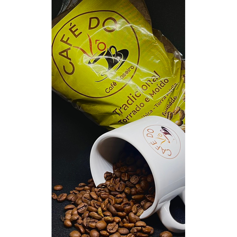 Café caseiro árabica torrado e moído 500gr- Café do Vô — imagem 2 de 2