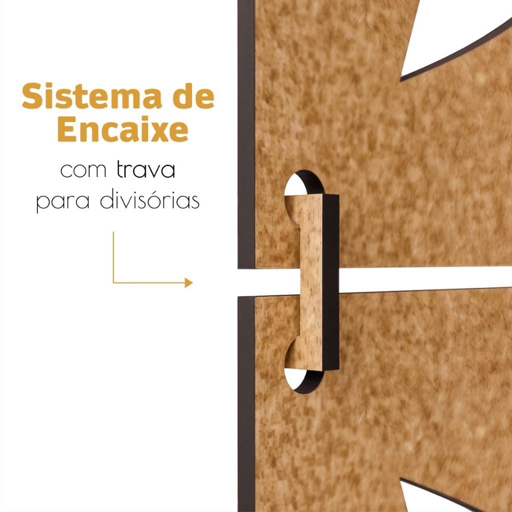 Kit c/ 42 Travas Encaixe Para Placas Mdf em Oferta na Shopee