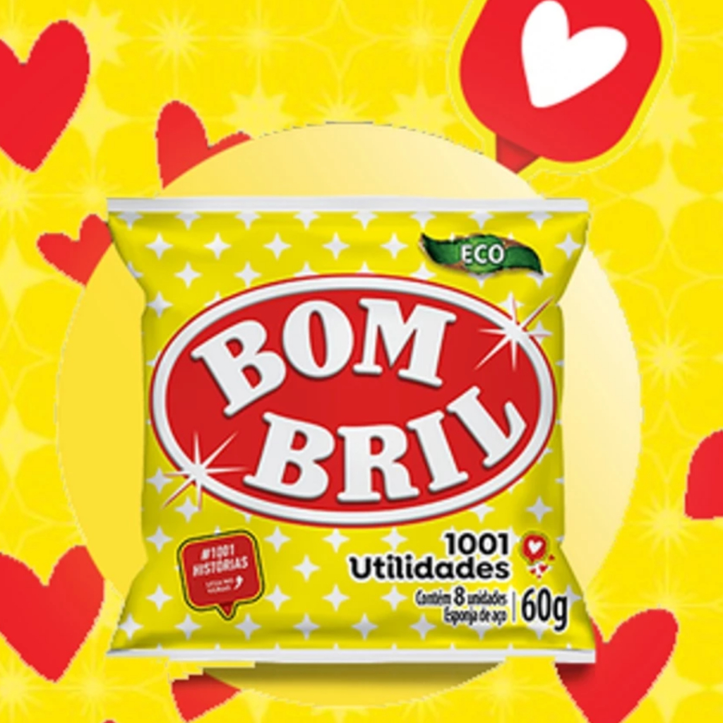 Esponja de Lã de Aço Bombril – 1001 Utilidades, Limpeza Prática e Brilho para Utensílios
