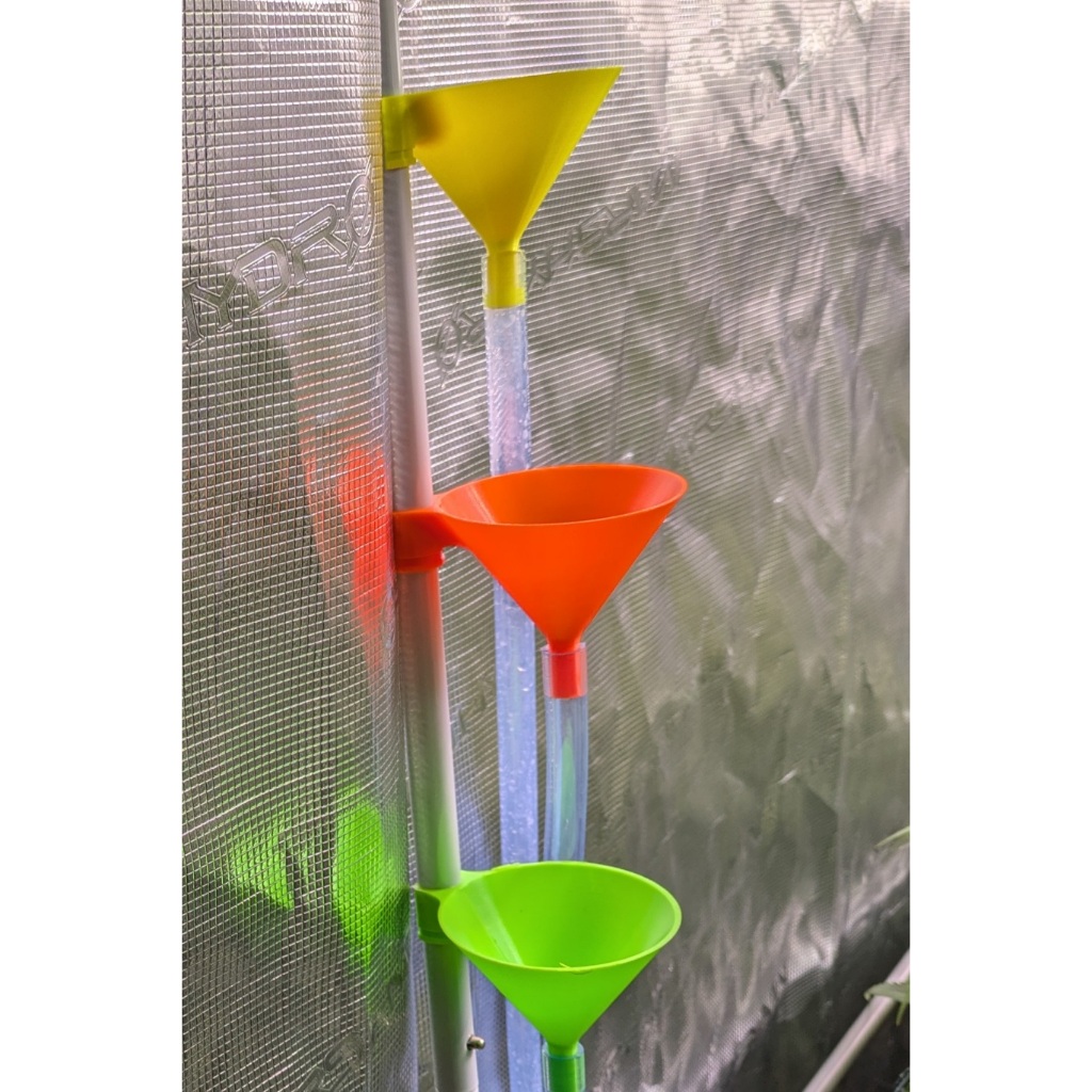Suporte Conector Funil para Estufa Grow Plantas Cultivo Indoor Resistente Impresso em 3D PETG