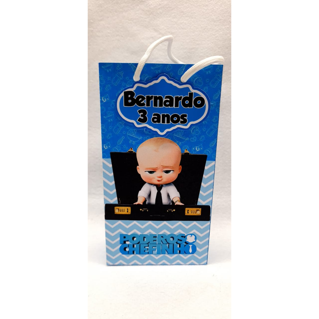 Sacolinha Personalizada - Poderoso Chefinho | Prontas para Montar | Envio Rápido | Lembrancinhas