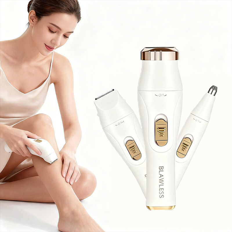Depiladora Elétrica Recarregável 3 em 1 Portátil Multifuncional para Barbear M1 em Oferta na Shopee