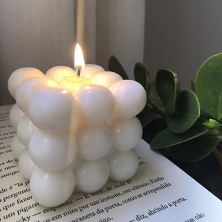 Vela Bubble 150g Decorativa Eventos Lembrancinha Enfeite Festas Casamento Aniversário Batizado Chá de Bebê Decoração