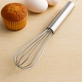 Batedor De Ovos 28,5 Cm Gourmet Fouet Omelete Bolo Cozinha Aço Inox Fue em Oferta na Shopee