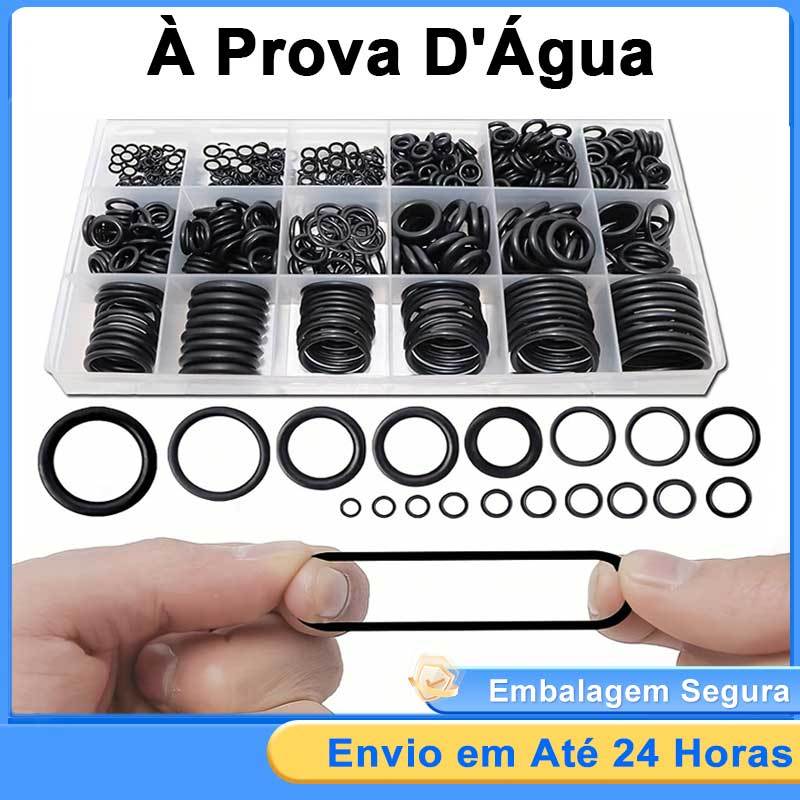1200 Pcs Anel De Vedação Junta De Borracha O-Ring Sortido Com Caixa Kit Anéis
