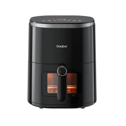 Gaabor Air Fryer Elétrica 4,2L Queimador Duplo com Touch e Visor Transparente Timer Antiaderente AF-45T02A