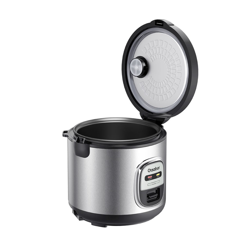 Gaabor Panela Elétrica de Arroz 1L Capacidade Pequena Antiaderente Preto Inox 400W RC-20M01A -2 em Oferta na Shopee