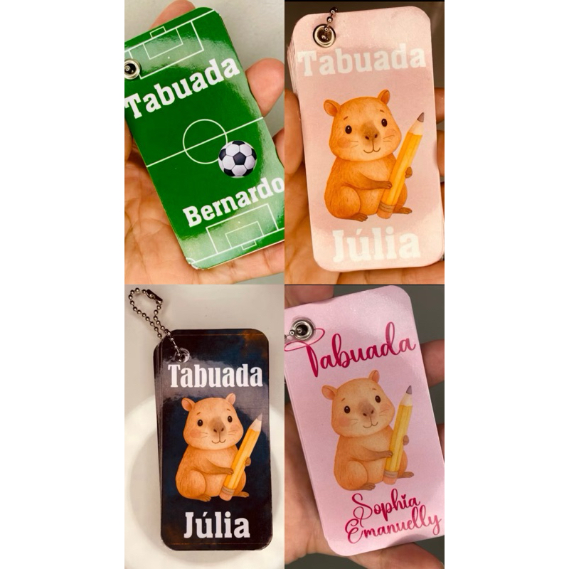 Envio Imediato- Chaveiro tabuada divertida / personalizada com nome / todas as equações