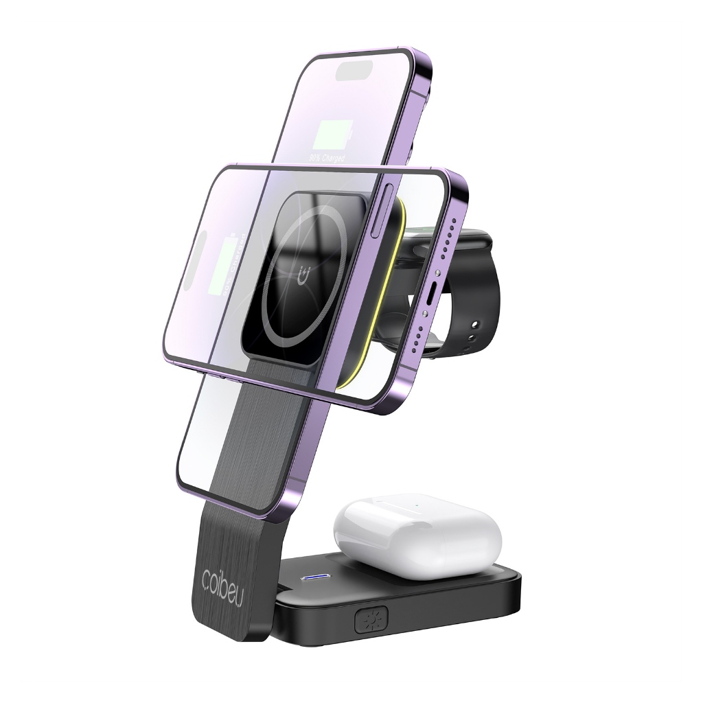 COIBEU Magnético Carregador Por Indução Sem Fio Wireless Carga Rápida 15w Para iPhone Fone...