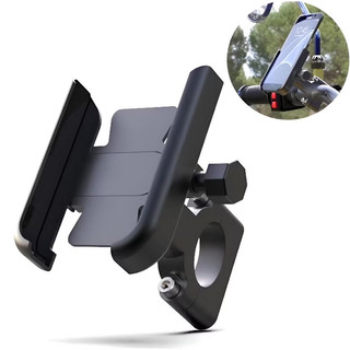 Suporte de celular para moto e bicicleta estável e seguro liga de alumínio resistente gira 360