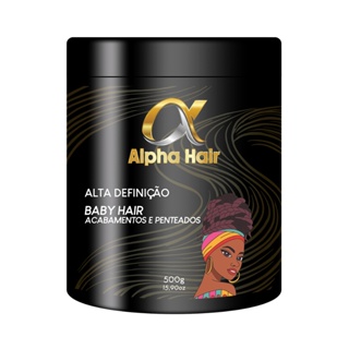 Pasta Modeladora Alpha Hair Trança Nagô E Baby Hair 500g em Oferta na Shopee