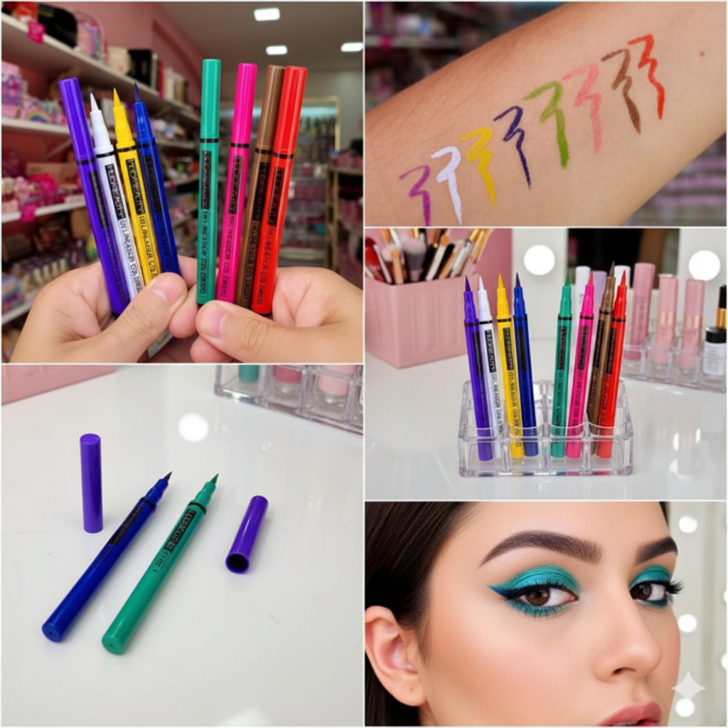 Caneta Delineadora Colorida Á Prova de Água em Oferta na Shopee