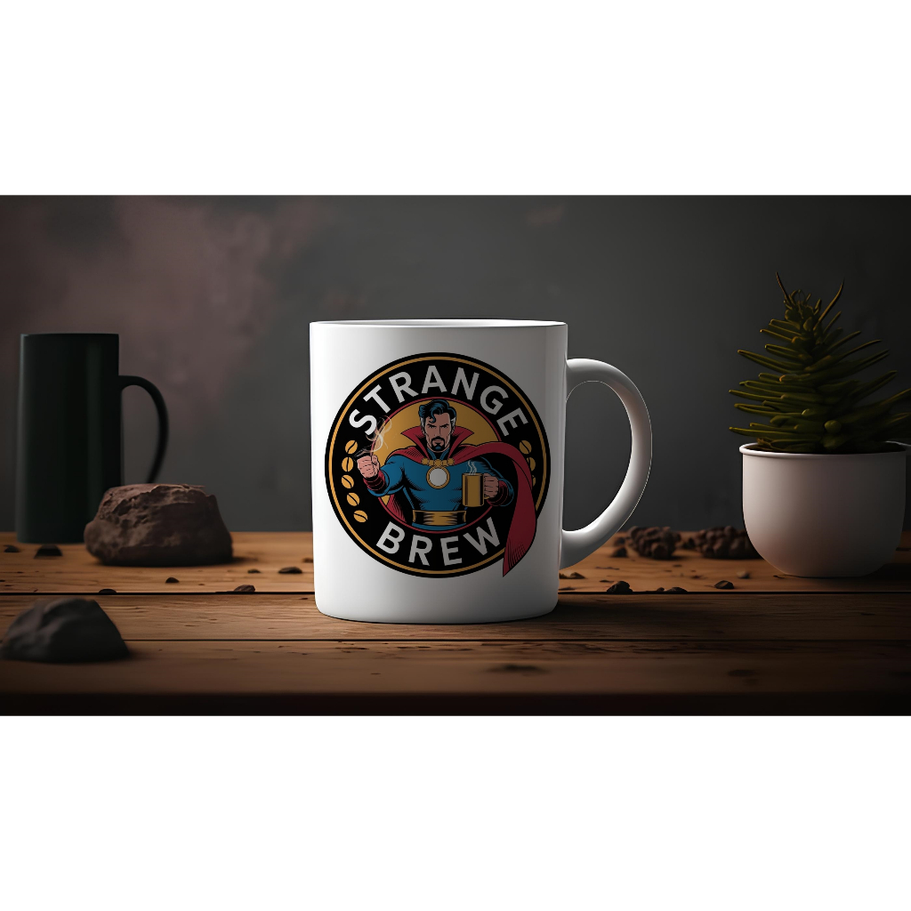 Caneca Doutor Estranho Strange Café Hulk Homem De Ferro Nerd