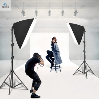 Softbox Luz contínua 50x70cm Soquete e27 - Kit com Tripé Tecno Shop
