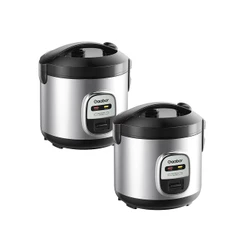 Gaabor kit com 2 panelas elétricas multifuncionais 1L capacidade pequena ideal para cozinhar 1 tigela de arroz RC-20M01A