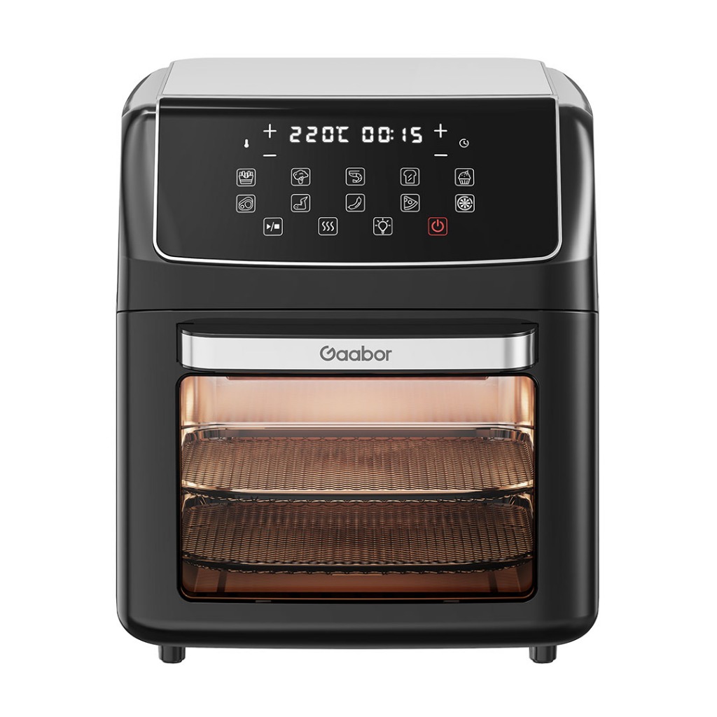 Gaabor Air Fryer Elétrica Sem Óleo 12L Digital Touch Preta com Timer Frigideira Antiaderente AF-120T01 -1