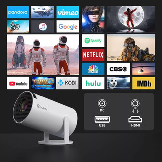 Projetor 4K HD 150 Polegadas Celular, Tv B0x, Xbox, PS, Pc, Wifi HY300 Pro Magcubic Envio…