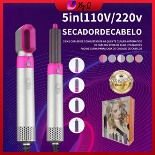 Escova Secadora De Cabelo 5 Em 1 Profissional Modeladora Unique Pente de Ar Quente em Oferta na Shopee