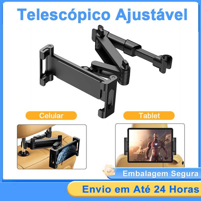 Suporte Veicular Encosto de Suporte Veicular Para Celular BancoTraseiro 360 Celular Tablet Escalável