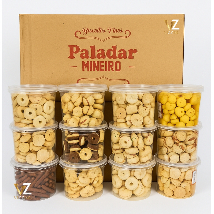Kit Pote Biscoito Amanteigado 400G Paladar Mineiro - 6 ou 12 Unidades em Oferta na Shopee