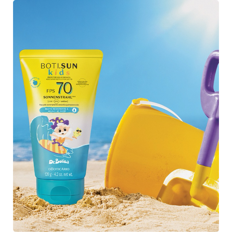 Protetor Solar Infantil FPS70 Boti Sun Kids 120g